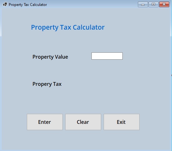 Property Tax Calculator